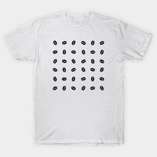 Coffee Beans Pattern T-Shirt